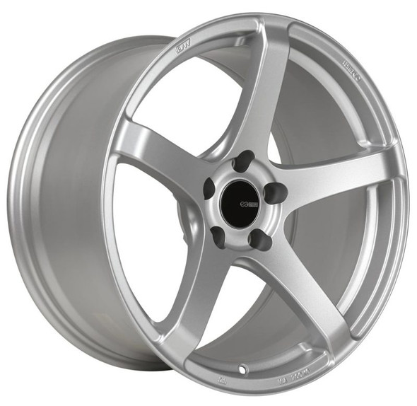 Enkei Kojin 17x9 45mm Offset 5x114.3 Bolt Pattern 72.6mm Bore Dia Matte Silver Wheel 476-790-6545SP