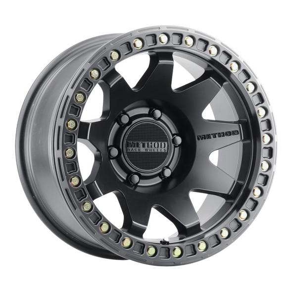 Method MR108 17x9 -44mm Offset 6x5.5 106.25mm CB Matte Black w/BH-H24125-38 Wheel MR10879060544B