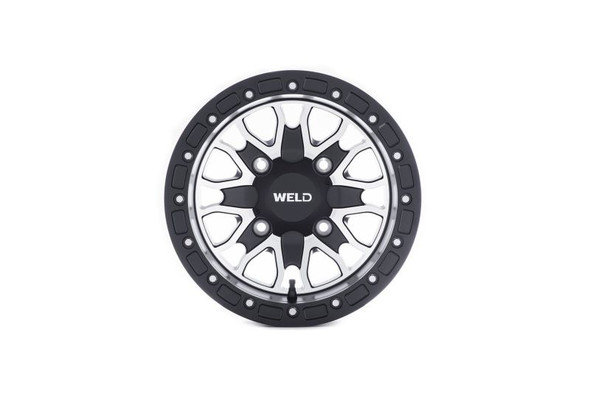 Weld UTV RF Series Raptor U501 15x8 Raptor Beadlock 4x156 4BS Satin BLK MIL U501B8043400