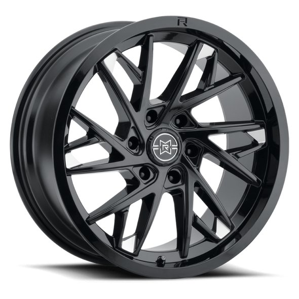 Method Raised MR801 20x9 / 6x5.5 BP / 0mm Offset / 106.25mm Bore - Gloss Black Milled Wheel MR80129060500