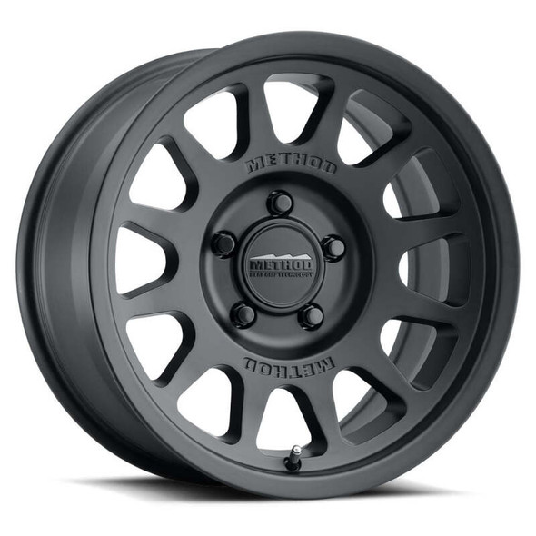 Method MR703 17x9 / -12mm Offset / 71.5mm Bore / 5x5 BP / 4.8in BS - Matte Black Wheel MR70379050512N