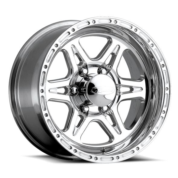 Raceline 886 Renegade 17x9in / 5x127 BP / 0mm Offset / 83.82mm Bore - Polished Wheel 886-79050