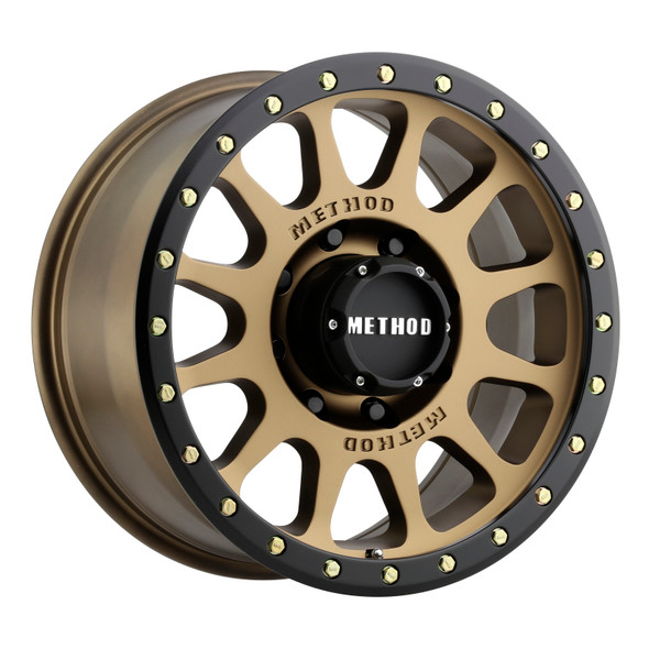 Method MR305 NV 20x9 +18mm Offset 8x6.5 130.81mm CB Method Bronze/Black Street Loc Wheel MR30529080918