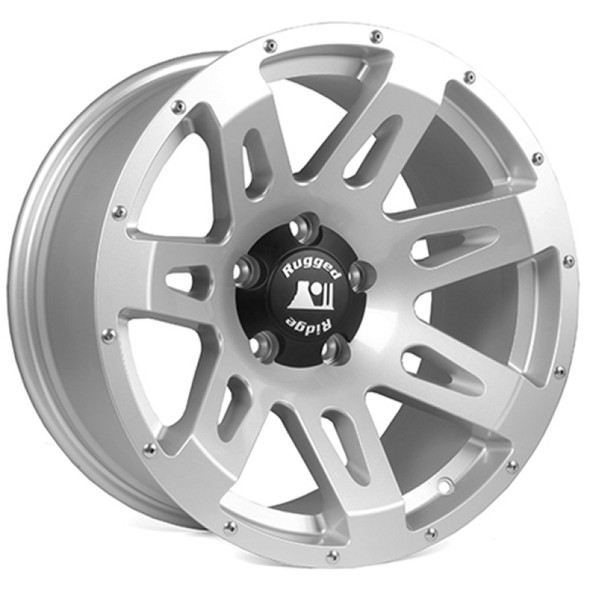 Rugged Ridge XHD Wheel Silver 18x9 07-18 Jeep Wrangler JK 15305.4