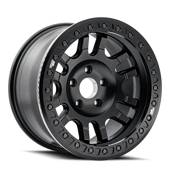 Dirty Life 9314 Canyon Race 17x9 / 8x165.1 BP / -12mm Offset / 130.8mm Hub Matte Black Wheel 9314-7981MB12