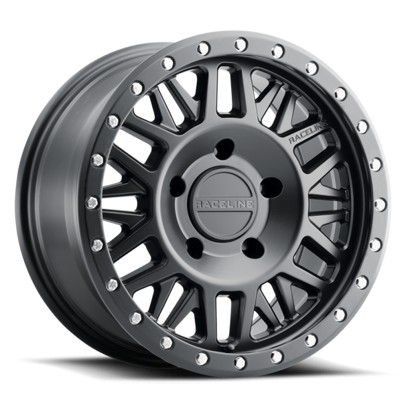 Raceline 951B Ryno 17x9in / 6x139.7 BP / -12mm Offset / 106.1mm Bore - Satin Black Wheel 951B-79060-12
