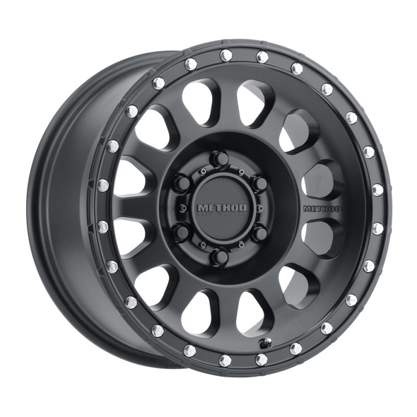 Method MR315 17x8.5 0mm Offset 6x5.5 106.25mm CB Matte Black Wheel MR31578560500