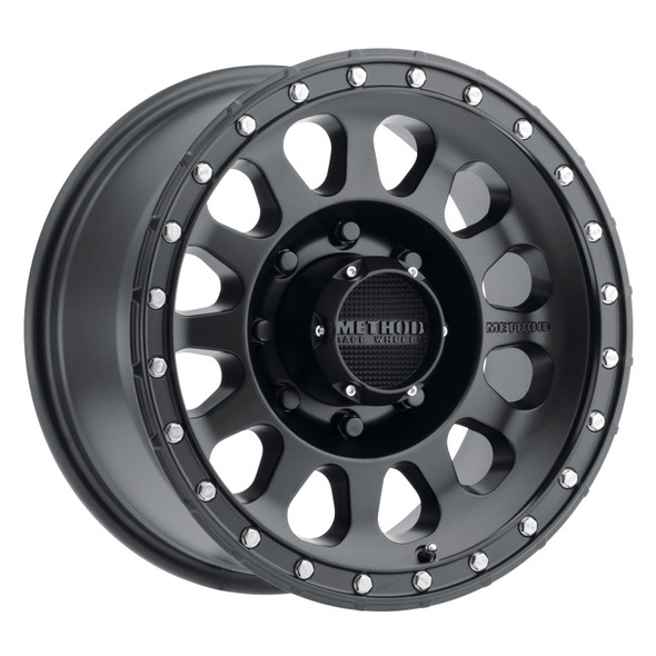 Method MR315 17x8.5 +25mm Offset 8x6.5 130.81mm CB Matte Black Wheel MR31578580525