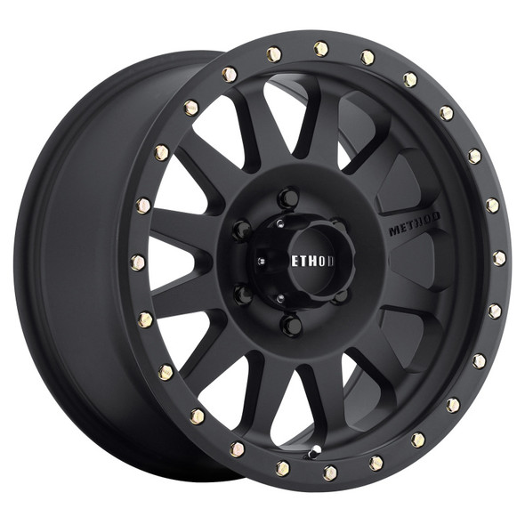 Method MR304 Double Standard 16x8 0mm Offset 6x5.5 108mm CB Matte Black Wheel MR30468060500