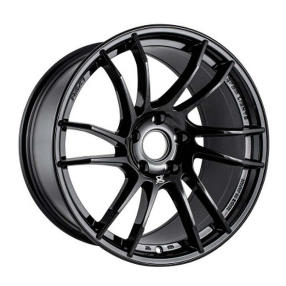 Gram Lights 57XR 18x9.5 +38 5-114.3 Glossy Black Wheel (Minimum Order Qty 20) WGJRX38EGX