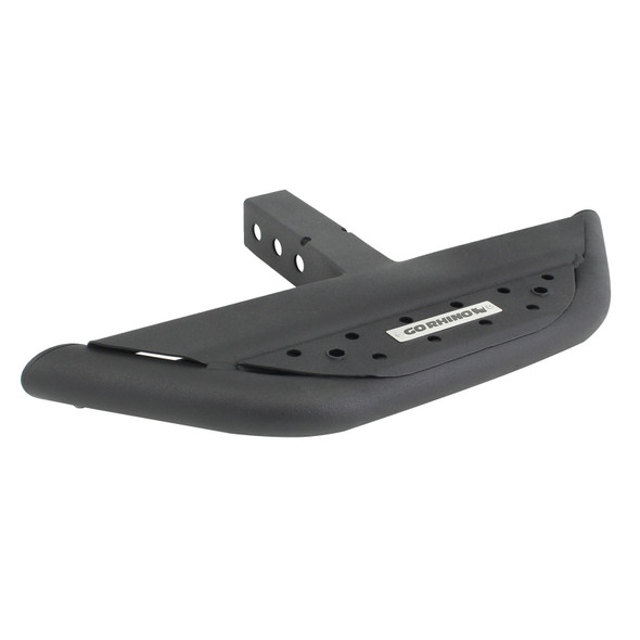 Go Rhino Dominator Xtreme Hitch Step (2in Receivers)  - 18in Long - Tex. Blk DSS618T