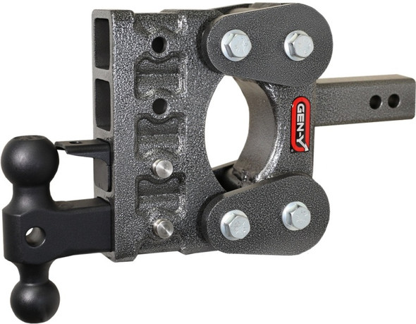 Gen-Y The Boss Torsion-Flex 2in Shank 5in Drop 10K Hitch w/GH-031 Dual-Ball/GH-032 Pintle Lock GH-1024