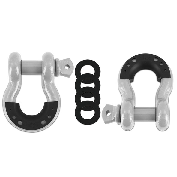 Borne Off-Road Borne D-Ring Shackle Set Grey BNDR-GR