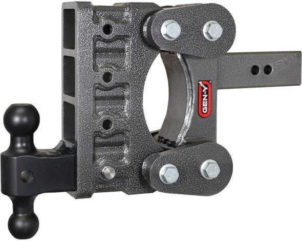 Gen-Y The Boss Torsion-Flex 2.5in Shank 6in Drop 2.4K TW 21K Hitch w/GH-061 Dual-Ball GH-1314