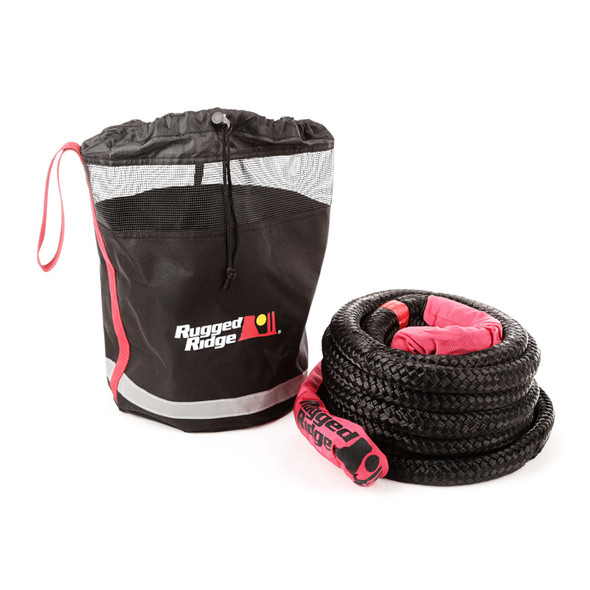 Rugged Ridge Kinetic Recovery Rope with Cinch Storage Bag 15104.3
