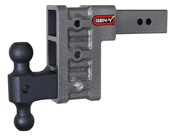 Gen-Y Mega Duty 2.5in Shank 6in Drop 3K TW 21K Hitch w/GH-061 Dual-Ball GH-613