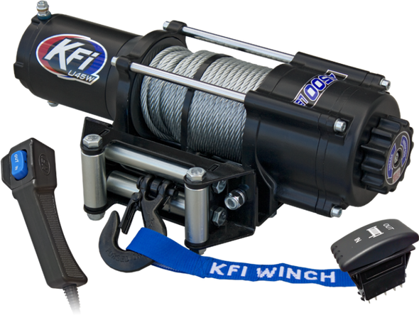 KFI UTV Series Winch 4500 lbs. Wide U45W-R2