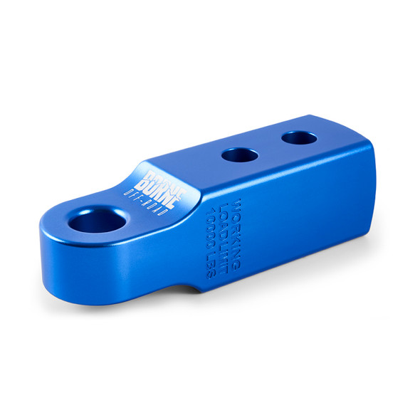 Borne Off-Road CNC Hitch Receiver Shackle 2in Blue BNHR-2-BL