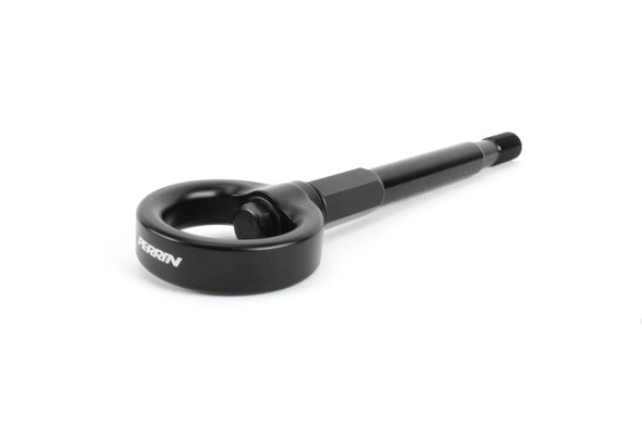 Perrin 2022 Subaru WRX / 18-21 Crosstrek Tow Hook Kit (Rear) - Black PSP-BDY-257BK
