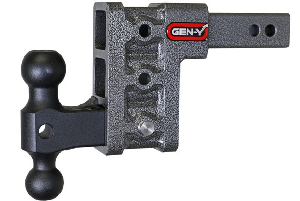 Gen-Y Mega Duty 2in Shank 5in Drop 2K TW 16K Hitch w/GH-051 Dual-Ball GH-513