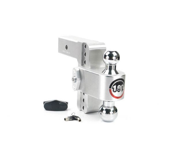 Weigh Safe 180 Hitch 6in Drop Hitch & 2.5in Shank (10K/18.5K GTWR) - Aluminum CTB6-2.5