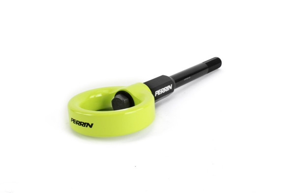 Perrin 02-07 Subaru WRX/STI Tow Hook Kit (Front) - Neon Yellow PSP-BDY-230NY