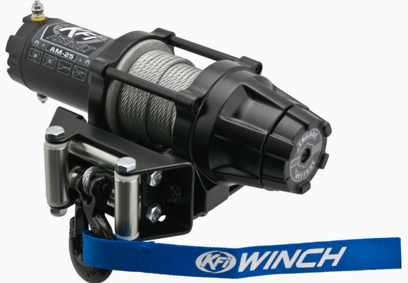 KFI Assault Series Winch 2500 lbs. - Metal Cable AM-25