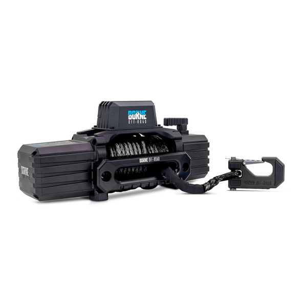 Borne Off-Road 10K Winch - Black Synthetic Rope BNWN-10-SBK