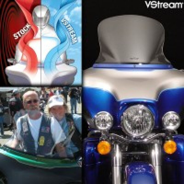 National Cycle 96-13 Harley Davidson FLHT/FLHX/FLHTK Touring/Tri-Glide VS Tall Windshield-Clear N20401