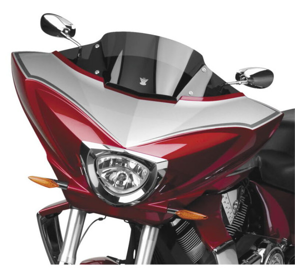 National Cycle 10-17 Victory Cross Country/Tour/8-Ball/Magnum V Stream Low Windshield - Dark Tint N20702