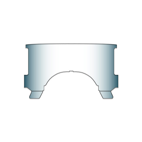 National Cycle 60-84 Harley Davidson FLH Lower Window-Clear 23010