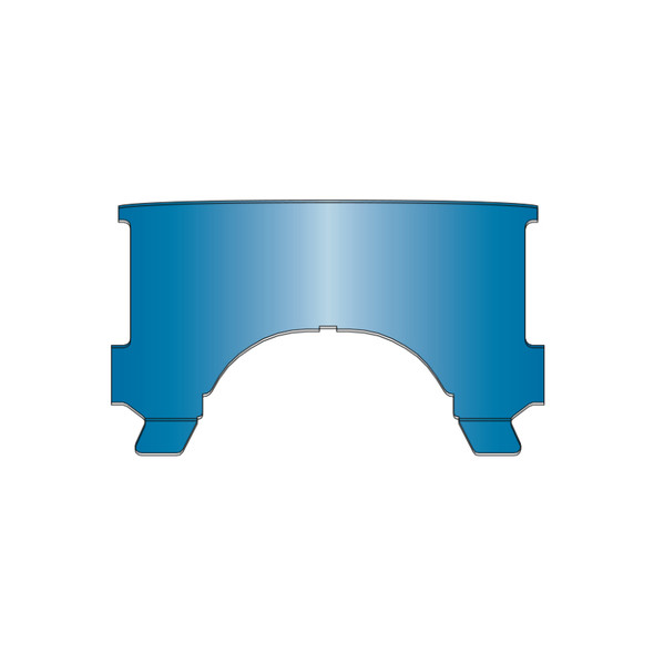 National Cycle 60-84 Harley Davidson FLH Lower Window-Blue 23012