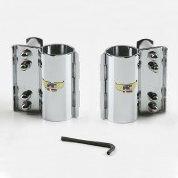 National Cycle 84-12 Harley Davidson FXS/FXD / Yamaha V-Stars Wide Mount - Chrome KIT-CHO