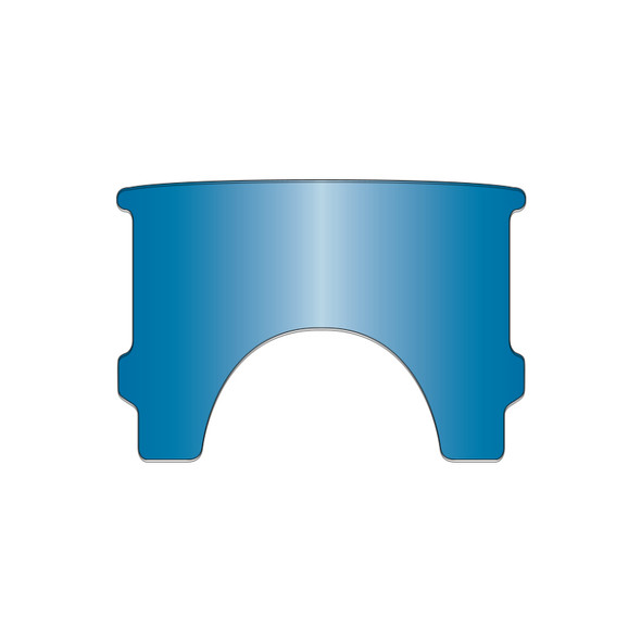 National Cycle Harley Davidson FLST/FX Replacement Window - Blue 23022