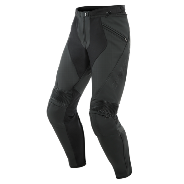 Dainese Pony 3 Leather Pants Perforated Matte Black Size - 60 201553712-076-60