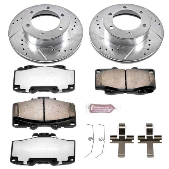 Power Stop 95-02 Toyota Tacoma Front & Rear Z36 Truck & Tow Brake Kit K15097DK-36