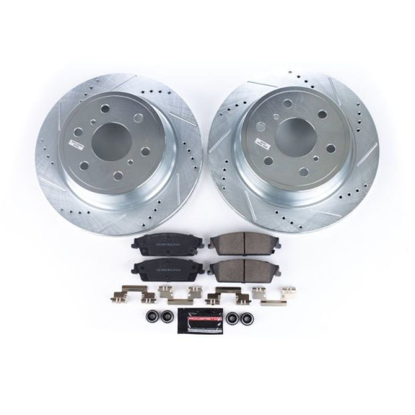 Power Stop 07-14 Cadillac Escalade Rear Z23 Evolution Sport Brake Kit w/Calipers KC2083