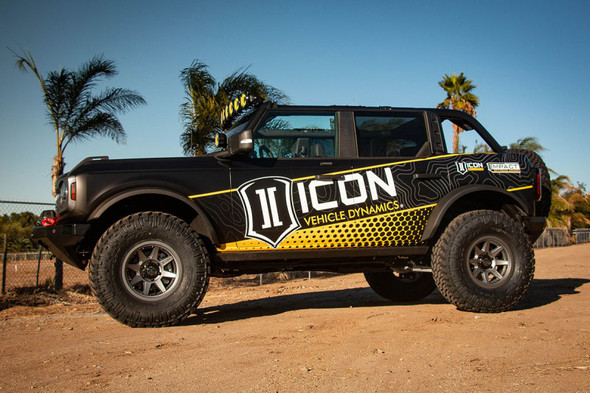 2021+ Ford Bronco Hoss 2.0 Pkg Stage 2 Suspension System Tubular UCA (2- 3in Lift) K40012T