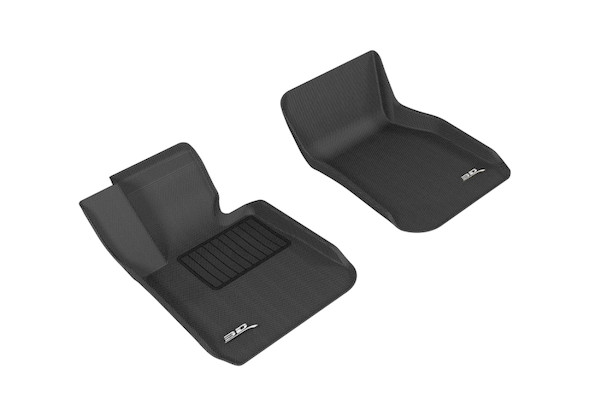3D MAXpider 2012-2018 BMW 3 Series F30 Kagu 1st & 2nd Row Floormats - Black L1BM03701509