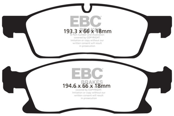EBC S8 Brake Pad and Rotor Kit S8KF1101