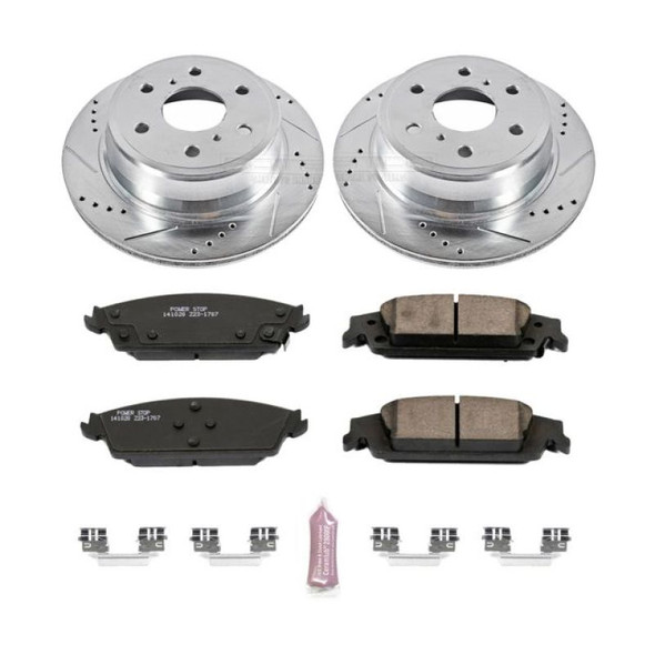 Power Stop 15-19 Cadillac Escalade Front & Rear Z23 Evolution Sport Brake Kit w/Calipers KC6560