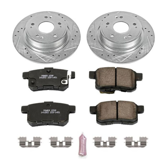 Power Stop 11-12 Honda Accord Front & Rear Z23 Evolution Sport Brake Kit K5934