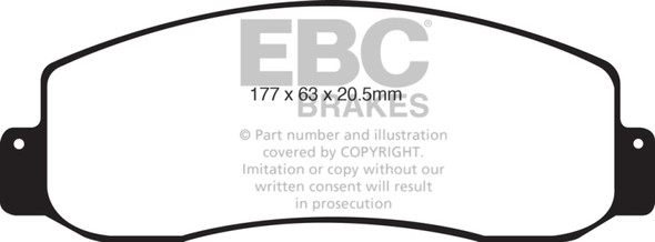 EBC S8 Brake Pad and Rotor Kit S8KF1075