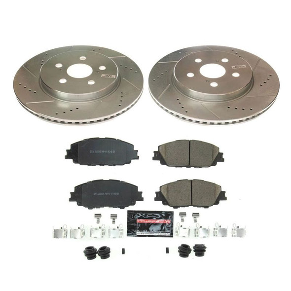 Power Stop 2019 Toyota Corolla Front & Rear Z23 Evolution Sport Brake Kit K8362