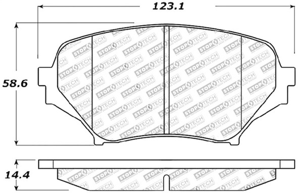 Sport Axle Pack, Slotted, Front 977.45002F