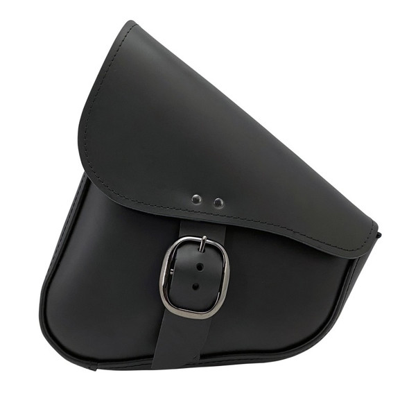 Willie & Max HD Softails, Yamaha Rd Stars, Kaw Vulcan 900, Suz C50 Leather Swingarm Bag - Black 59823-08