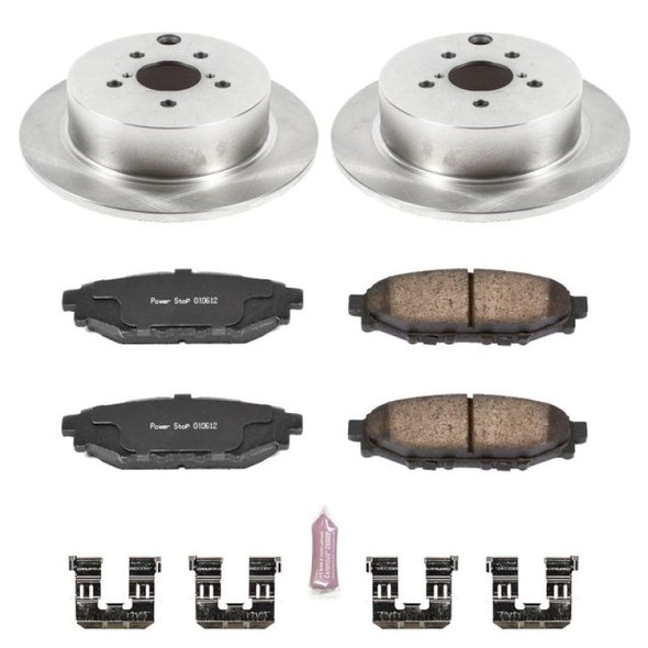 Power Stop 16-17 Subaru Crosstrek Front & Rear Autospecialty Brake Kit KOE6762