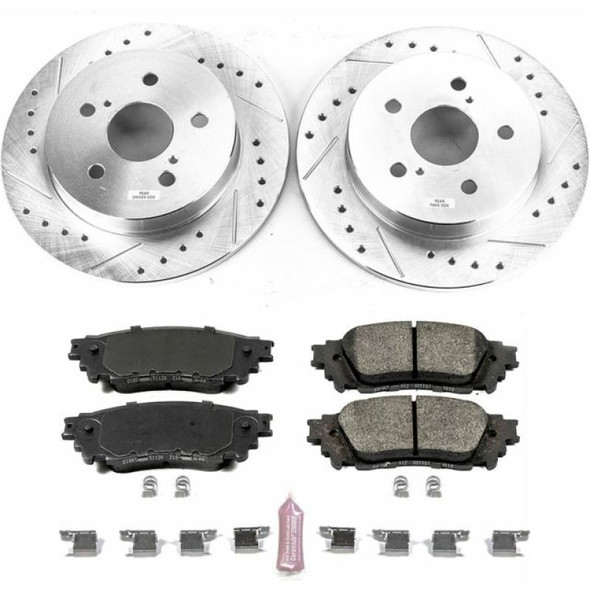 Power Stop 2019 Toyota Avalon Front & Rear Z23 Evolution Sport Brake Kit K8167
