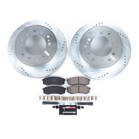 Power Stop 03-09 Toyota 4Runner Front & Rear Z23 Evolution Sport Brake Kit w/Calipers KC2422