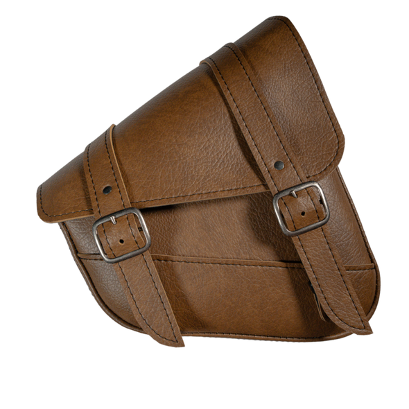Willie & Max HD Sportsters,Custom Hard Tails Swingarm Bag Dual Shock(10.5inLx11.5inWx 4.5in H)-Brown 59773-00